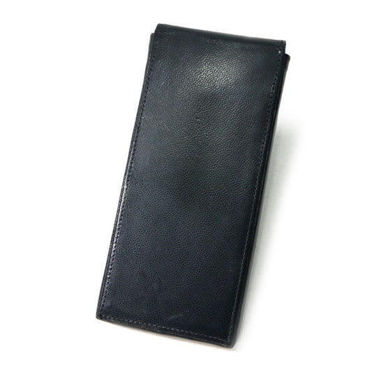 OLD CELINE ロゴプレート総革メガネ・ペンケース(黒)