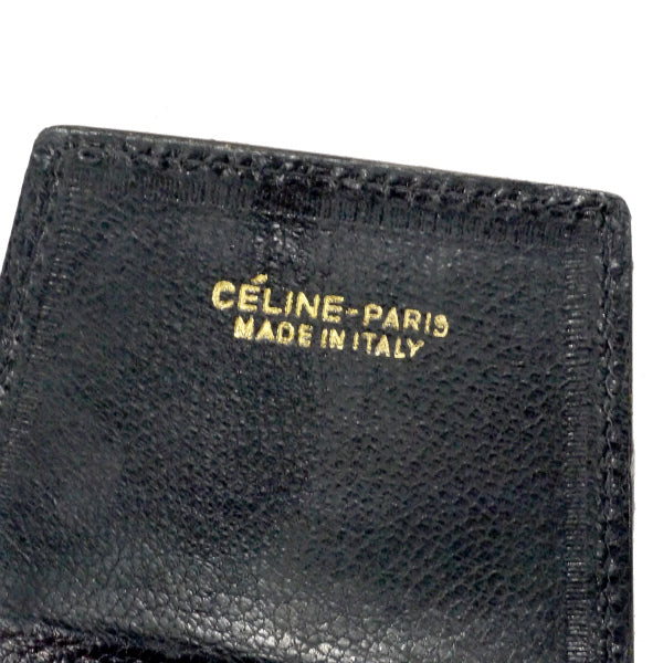 OLD CELINE ロゴプレート総革メガネ・ペンケース(黒)