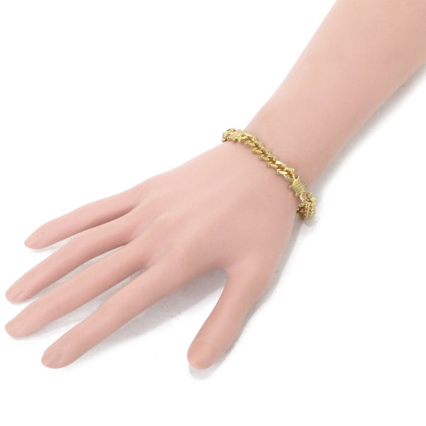 CELINE マカダム チェーンブレスレット(ゴールド)