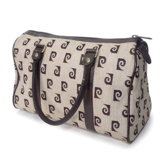 Pierre cardin Pロゴボストンバッグ(茶)
