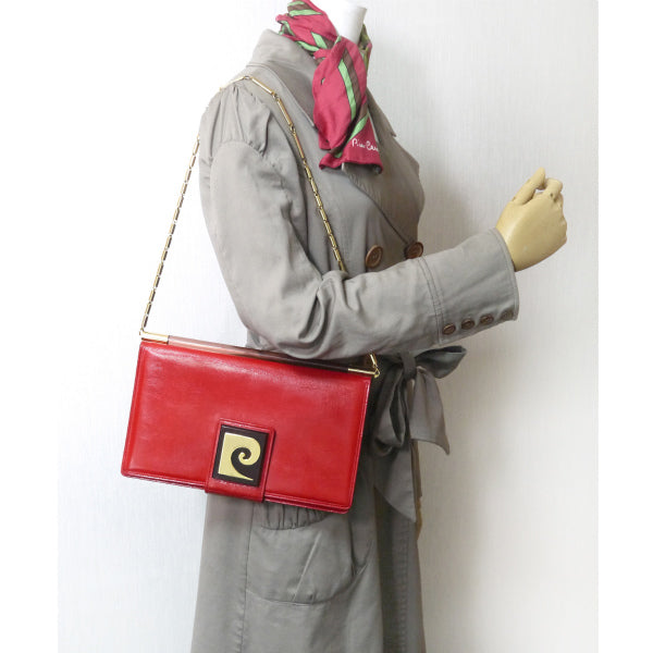 Pierre cardin デッドストック!ショルダー(赤)