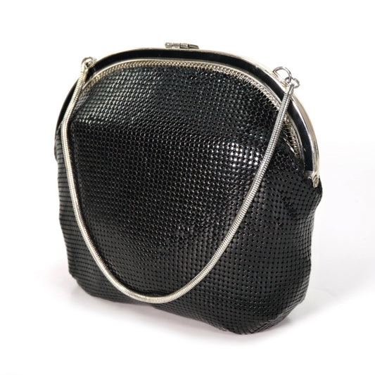 Pierre cardin がま口パーティバッグ(黒)