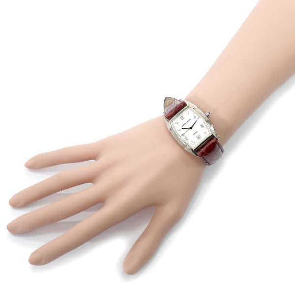 Pierre cardin ギリシャ数字80s 腕時計(革ベルト/茶)