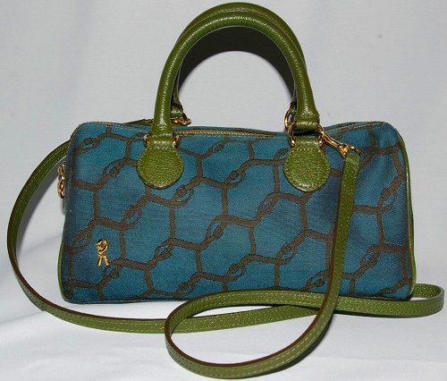 Roberta 2Wayショルダー付きボストン(青)