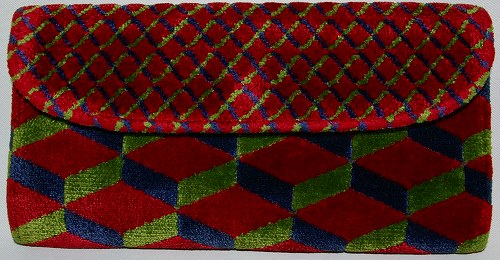 Roberta ヴィンテージ モケット財布(赤)