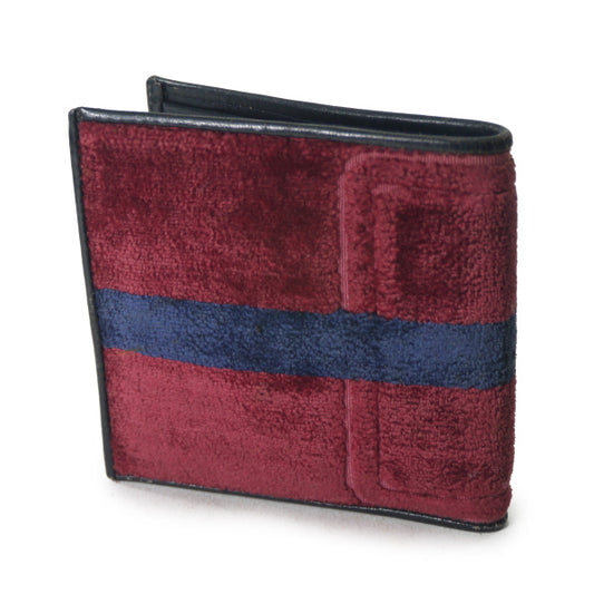 Roberta ヴィンテージ モケット2つ折れ財布(緑・紺・赤)