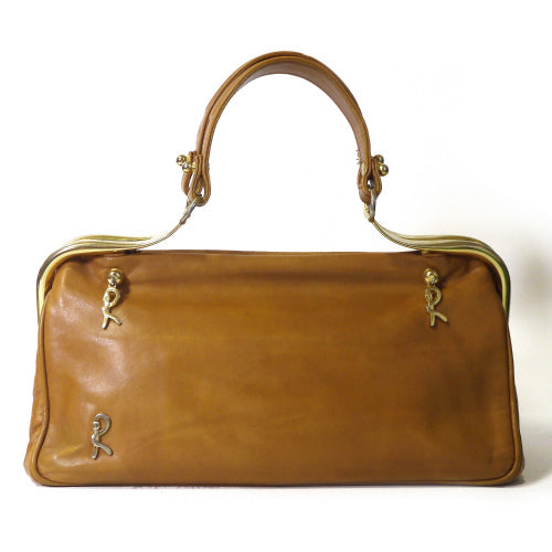 Roberta カラベラ ハンドバッグ(キャメル)