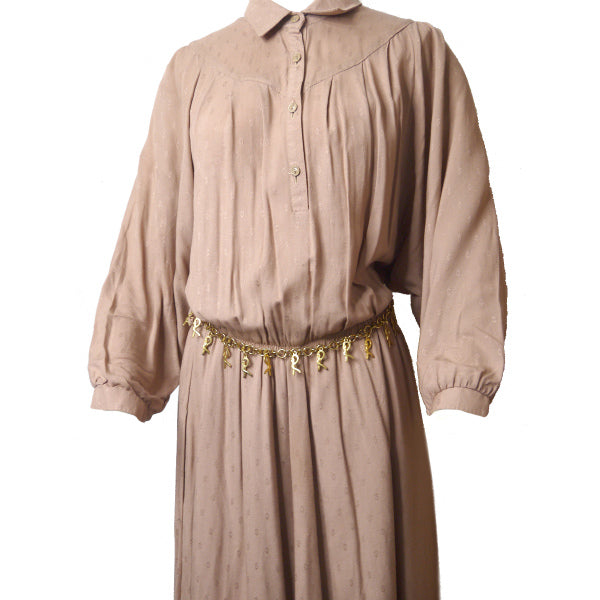 Roberta ゴールドチェーン ネックレス&ベルト