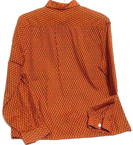 Roberta 赤鎖柄ブラウス