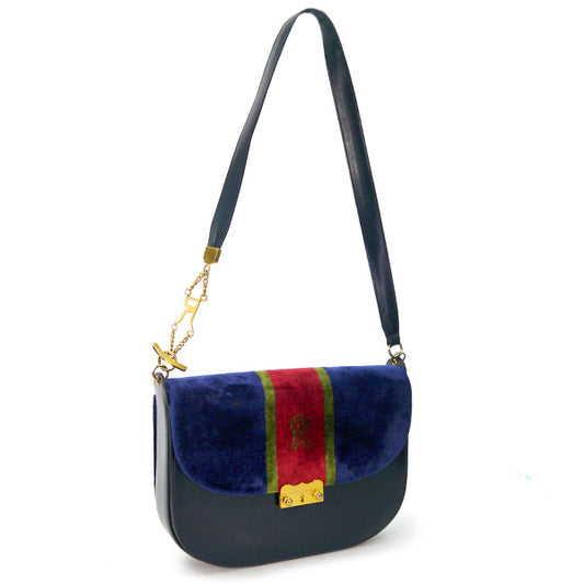 Roberta モケット素材キーロック ショルダー(トリコロール)