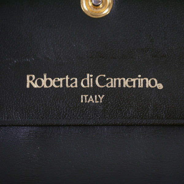 Roberta オーストリッチ型押し折り財布(緑)