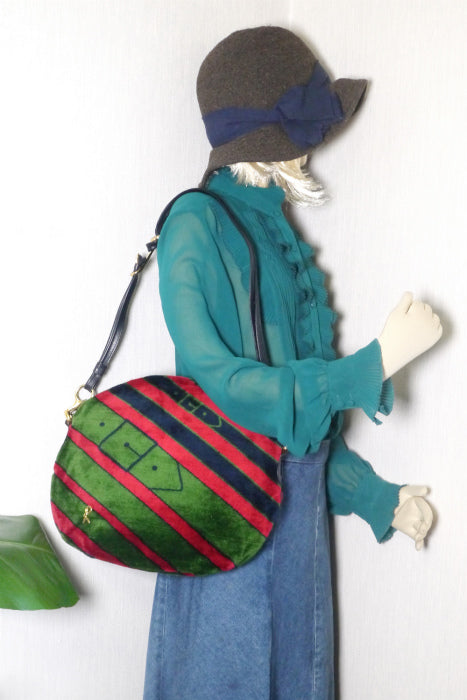 Roberta ヴィンテージモケット 丸型ショルダー