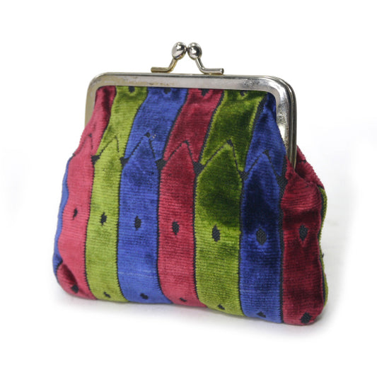 Roberta ベルト柄がま口コインケース(トリコロール)