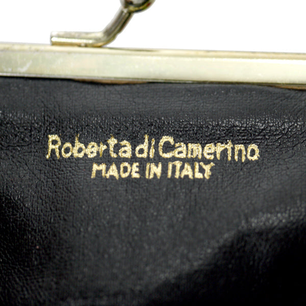 Roberta ベルト柄がま口コインケース(トリコロール)