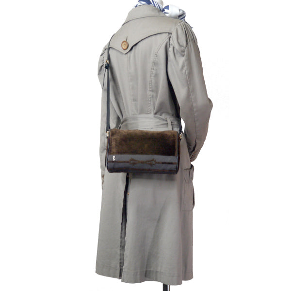 Roberta ビロードショルダー(茶)