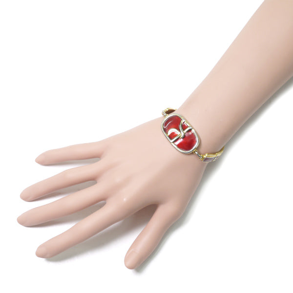 Roberta Rモチーフ ブレスレット(赤)