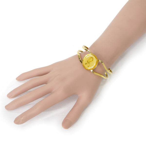 Roberta Rモチーフ ネックレス&ブレスレット(黄)