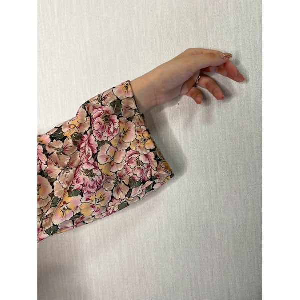 Rococo's SELECT フラワープリントvintageワンピース(ピンク)