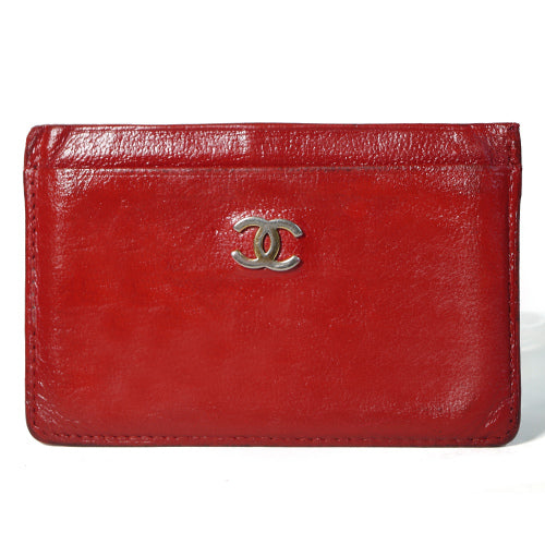 OLD CHANEL カードケース(赤)