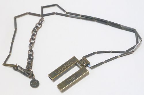 CHANELネックレス(アンティークブロンズ)