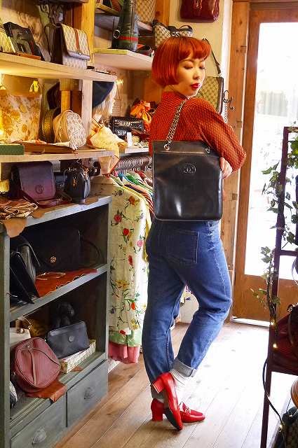 CHANEL ラム2Wayトートバッグ(黒)