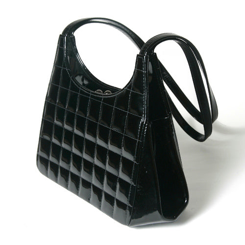 OLD CHANEL チョコバーショルダーバッグ(黒)