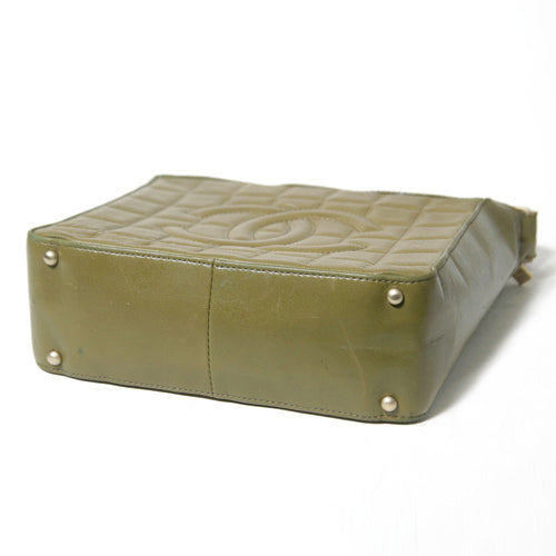 CHANEL チョコバーショルダー(カーキ)