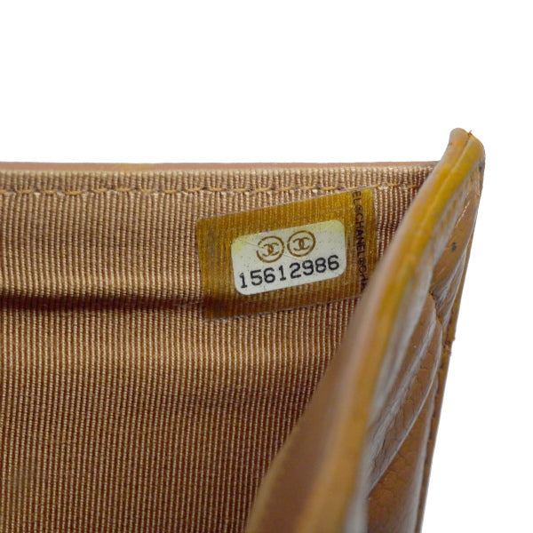 OLD CHANEL マトラッセココマーク長財布(キャメル)