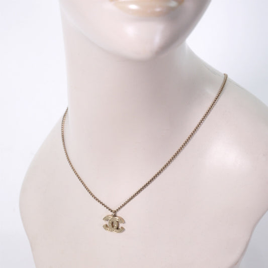 CHANEL ココマークネックレス(シャンパンゴールド)