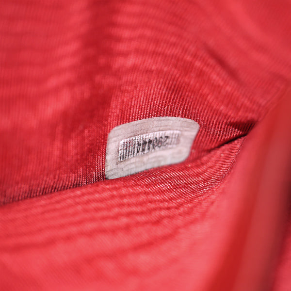 OLD CHANEL ビコローレ ミニココミドル財布(赤)