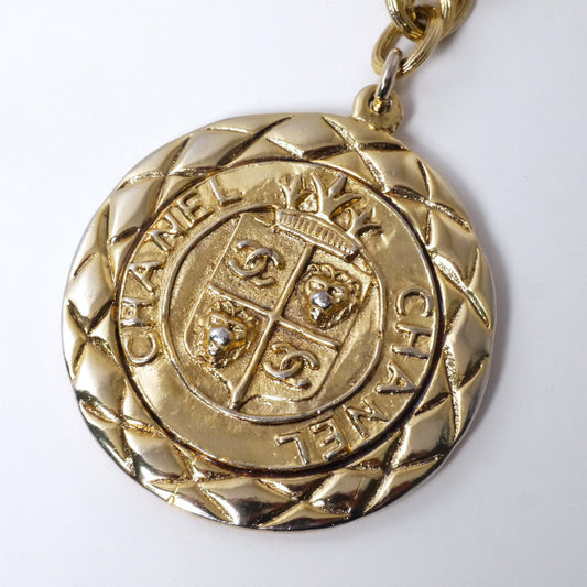 OLD CHANEL ココマーク×ライオン ラウンドトップネックレス