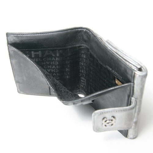 OLD CHANEL シルバーアイコン財布