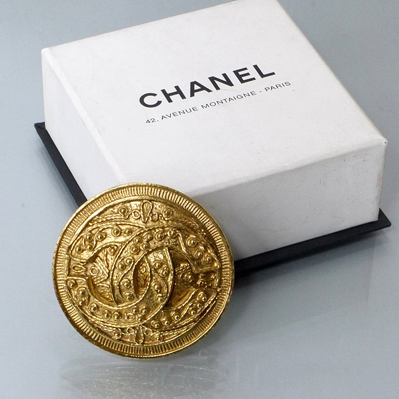 CHANEL ヴィンテージ ブローチ ゴールド ココマーク　箱・紙袋有り 楽天市場】シャネル ヴィンテージ ココマーク ブローチ ゴールド