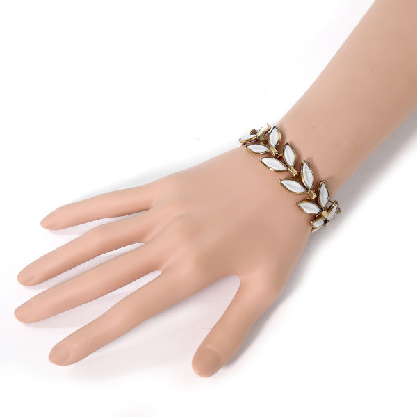 TRIFARI 花びらモチーフ イヤリング&ブレスレット