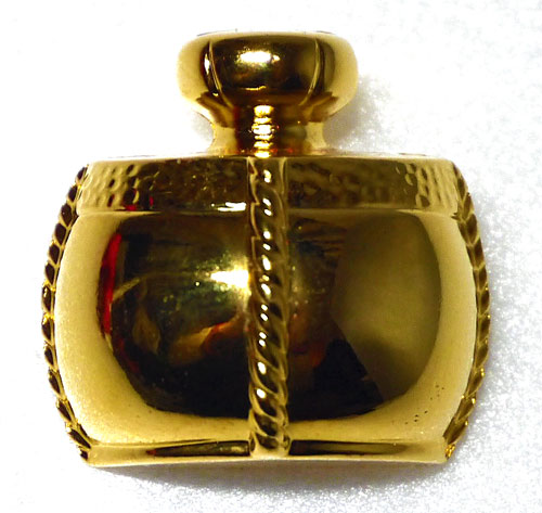 YVES SAINT LAURENT ゴールドブローチ