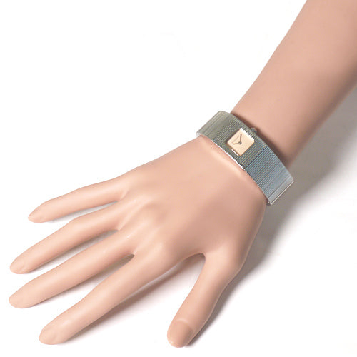 YVES SAINT LAURENT 蛇腹デザイン腕時計