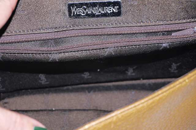 YVES SAINT LAURENT キャメル丸フォルムショルダー