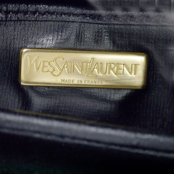 YVES SAINT LAURENT 巾着ショルダー(黒)