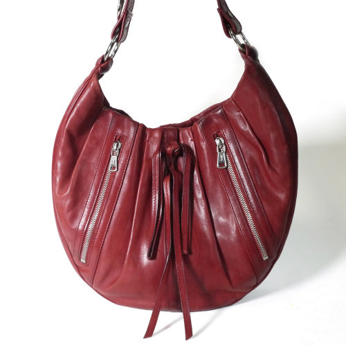 YVES SAINT LAURENT 半円ワンショルダー(赤)