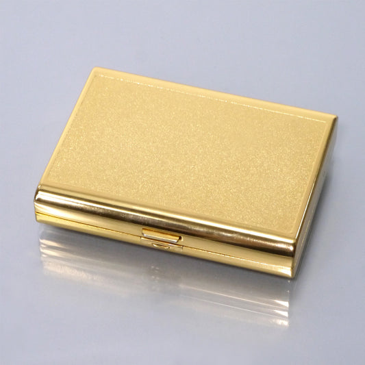 YVES SAINT LAURENT 金属製ピルケース コンパクト(黒・赤)