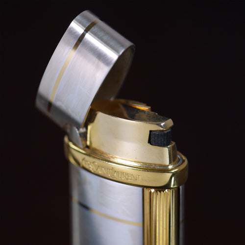 YVES SAINT LAURENT シルバー×ゴールドライター