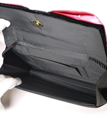 YVES SAINT LAURENT リボンパーティバッグ