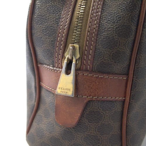 Old Celine マカダム柄半円ボストン(茶)