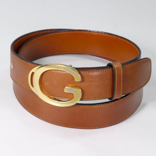 OLD Gucci 飴色Gバックルベルト(箱付き)