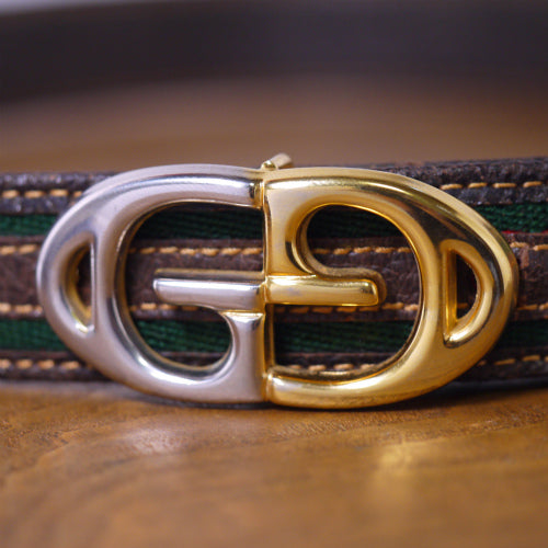 OLD Gucci シェリーベルト(GGバックル)