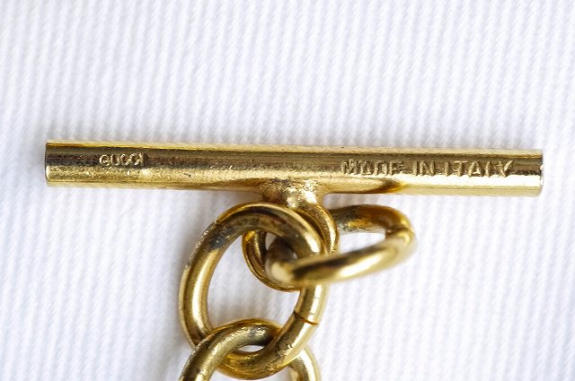 OLD Gucci チェーンベルト(青)