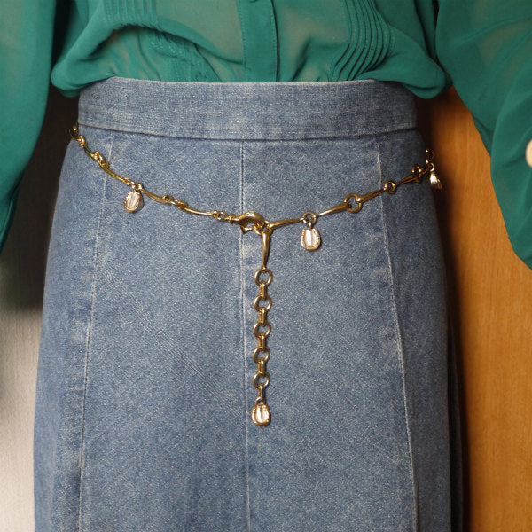 OLD Gucci シルバー800チェーンベルト&ネックレス