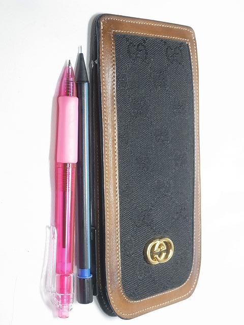 OLD Gucci iPhone/ペンケース(黒)