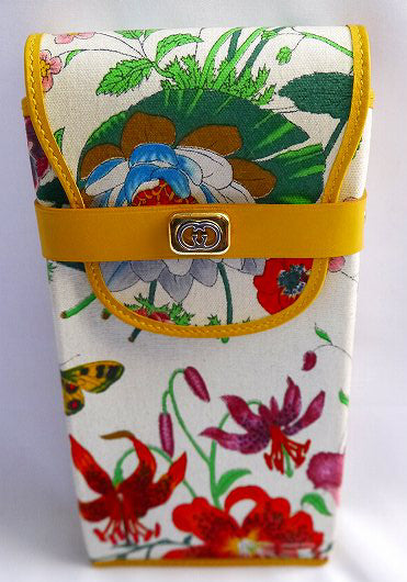 OLD Gucci Fl?ra 小物ケース黄色(デッドストック)