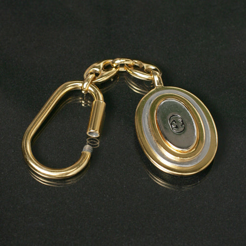 OLD Gucci GGキーホルダー(ゴールド)